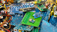 E-waste contains materials including copper, iron, gold, silver and platinum